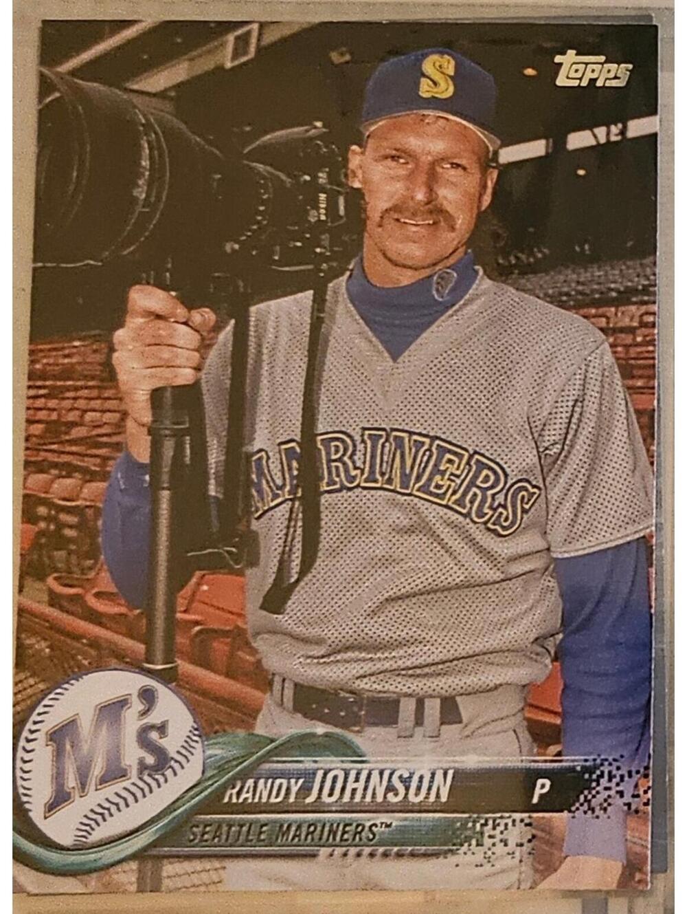 2018 Topps Update Photo Variation SP Randy Johnson #US98 Seattle Mariners